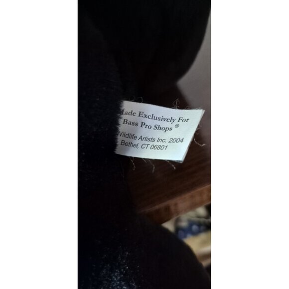 Bass Pro Black Labrador Retriever Realistic Plush Toy Dog Puppy Stuffed Animal - Picture 4 of 11